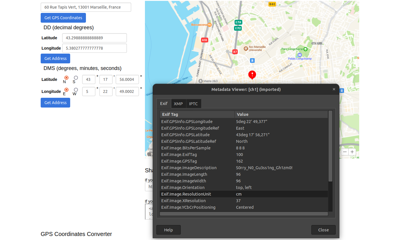 EXIF Metadata